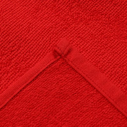 Махровые полотенца Этель. Джингл белз, 30?30 см - 5 шт., хлопок 100%, красный