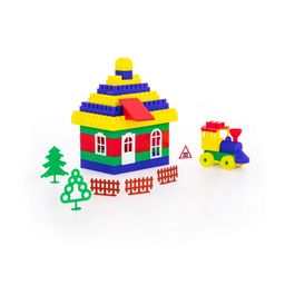 Конструктор Строитель (128 элементов) (в пакете) - Полесье фото 2