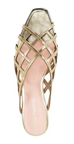 Шлепки, золотистые - Heine фото 4