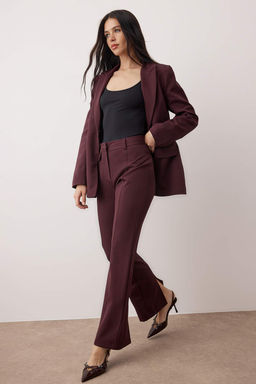 Murdum Dokuma Kumas Ispanyol Paca Pantolon TWOAW26PL00143