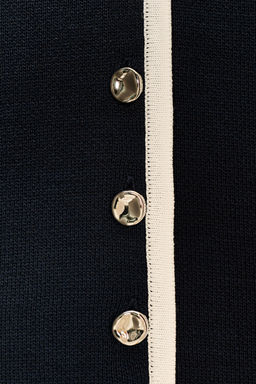 COMBINED LAPEL KNIT TOP - Zara фото 6