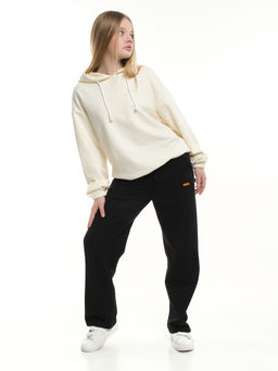 Комплект для девочки 22-7496 молочный|черный