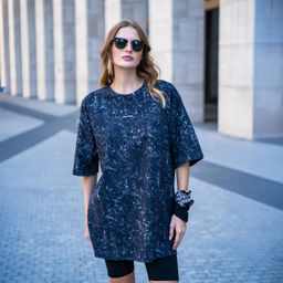 Футболка удлиненная варенка Top.1095 - Argo classic фото 11