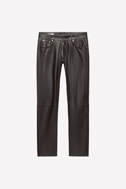 LEATHER SLIM FIT TROUSERS LUDOVIC DE SAINT SERNIN x ZARA фото 3