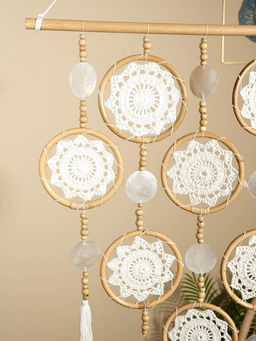 Ловец снов «Мечты», 50×2×100 см, текстиль, ротанг