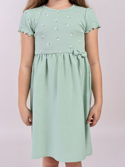 CRB wear / CWKG 63931-37 Платье для девочки,зеленый  фото 4