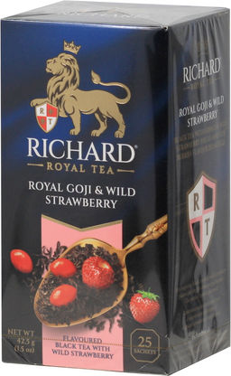 Richard. Ягоды годжи и Земляника карт.упаковка, 25 пак.
