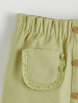 Beli Lastikli Fisto Detayl? K?z ?ocuk Etek