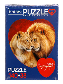 Пазл 140+38 эл. "Короли саванны" 2 картинки в 1 коробке Д178ПЗ4_35853