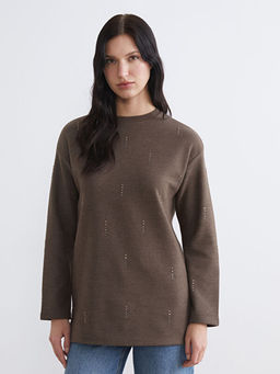 Soft Touch Ta?l? Kad?n Sweatshirt Tunik