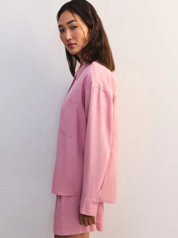 Льняная блуза свободного кроя ZR2605012008-90 / Zarina