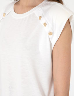 Beyaz Regular Fit Ti__rt - Pierre cardin фото 7