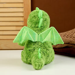 Цена за 2 шт. Мягкая игрушка «Дракон», 23 см, цвет зелёный