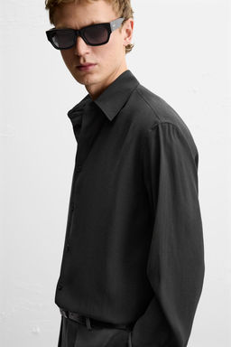 FLOWING MODAL BLEND SHIRT - Zara фото 6