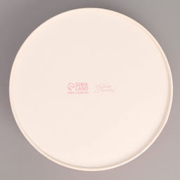 Коробка для макарун, кондитерская упаковка тубус с окном With love 20 х 20 х 5 см