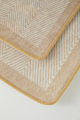 Trendyolmilla Home 2li Bask?l? Kayd?rmaz Tabanl? Banyo Paspas Seti TPHSS25BPS00007  фото 3