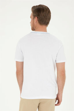 Мужская белая футболка Неожиданная скидка в корзине - U.s. polo assn фото 5