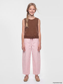 Barrel Fit K?z ?ocuk Jean Pantolon