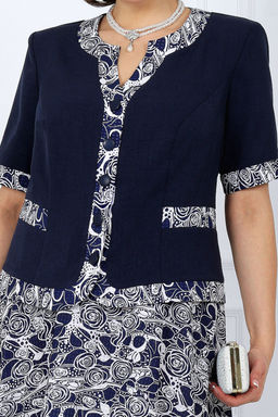 Платье Ninele 7431-Р темно-синий - Mira fashion фото 2540