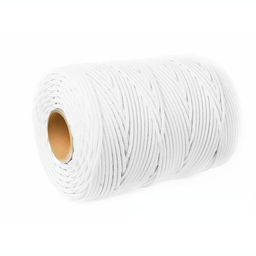 Шнур плетеный Универсал d 4мм 20м белый (еврокарточка)