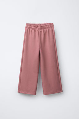 CONJUNTO INTERLOCK SUDADERA Y PANTAL?N WIDE LEG / Rosa - Zara фото 4