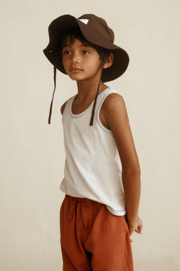 PANTAL?N RECTO CREATED BY CARAMEL LONDON X ZARA / Naranja