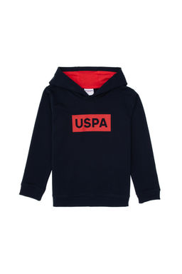 Erkek _ocuk Lacivert Basic Kap__onlu Sweatshirt - U.s. polo assn фото 4
