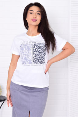 *Футболка женская Ф-2-042 из смесового хлопка - Новое кимоно фото 23