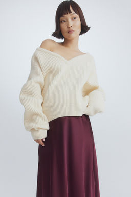 MAMA Falda slip de saten - H&m фото 2