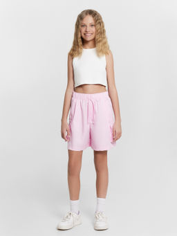 Шорты для девочек розовые - Mark formelle фото 3