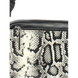 Сумка женская натуральная кожа GU 2033-0011, 3отд, плечевой ремень, черный/серый 257978 - Adelia фото 4