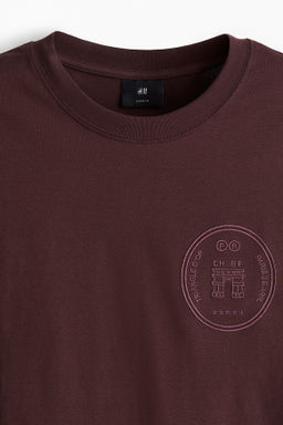 Camiseta con motivo estampado Loose Fit - H&m фото 12