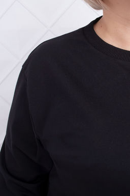 Арт. 2361 Костюм с брюками женский 50-58 (5 шт) Цвет:верх-черный,низ-черный - Калинка фото 6