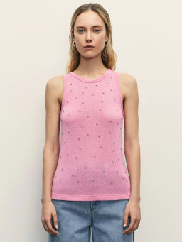 Майка со стразами / Zarina фото 4