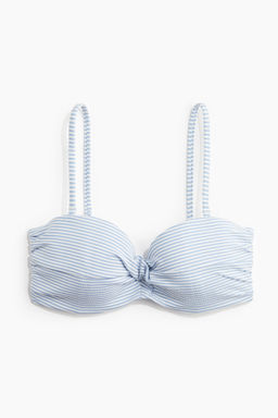 Top de bikini balconette con copas acolchadas