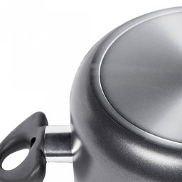 Kumir Кастрюля с антипригарным покрытием 4л, д24см, h9,9см, s2,5мм, штампованный алюминий, стеклянная крышка, бакелитовые ручки (Россия) - Домашняя мода фото 3