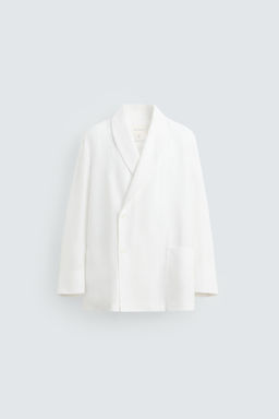 RELAXED FIT LINEN BLAZER - Zara фото 8