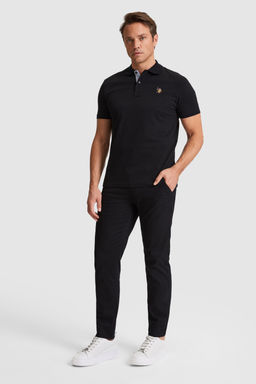 Erkek Siyah Kanvas / Chino Pantolon