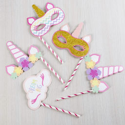 Карнавальный набор для фотосессии Единорог, 12 предметов - Simaland фото 5