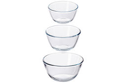 Набор 3 салатников 500 мл, 800 мл, 1050 мл, Crystal glass стекло - Elan gallery фото 4