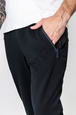 Брюки без начёса из футера двунитки