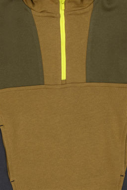 Бежевая толстовка с капюшоном для мальчика - U.s. polo assn фото 7