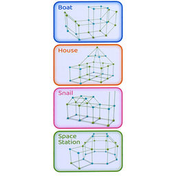 Конструктор "Палатка" (74 дет.) в коробке