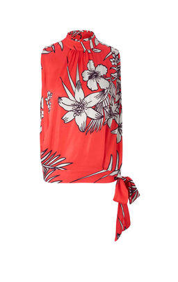 Топ, коралловый - Linea tesini фото 2