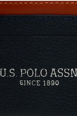 Мужская визитница темно-синего цвета - U.s. polo assn фото 5