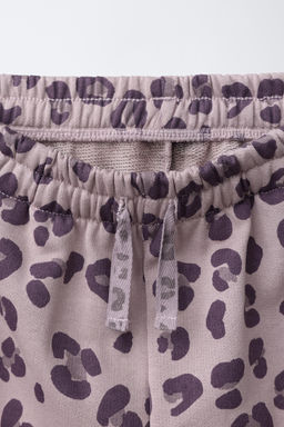 BERMUDA FELPA ANIMAL PRINT / Morado - Zara фото 6
