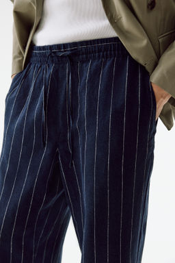 Pantal?n en mezcla de lino Relaxed Fit - H&m фото 10