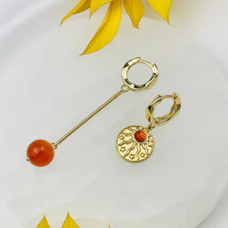 Серьги из Сердолика