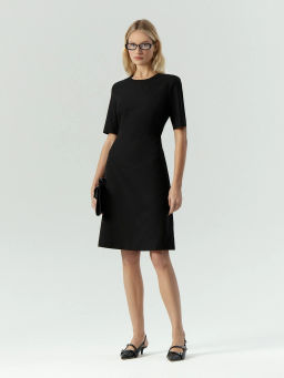 Платье миди с шерстью - Emka фото 2