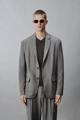 BLAZER RELAXED FIT TRAJE ESPIGA / Gris - Zara фото 2
